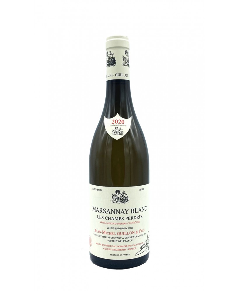 Marsannay Blanc Les Champs Perdrix aoc 2020 Domaine Jean-Michel Guillon & Fils