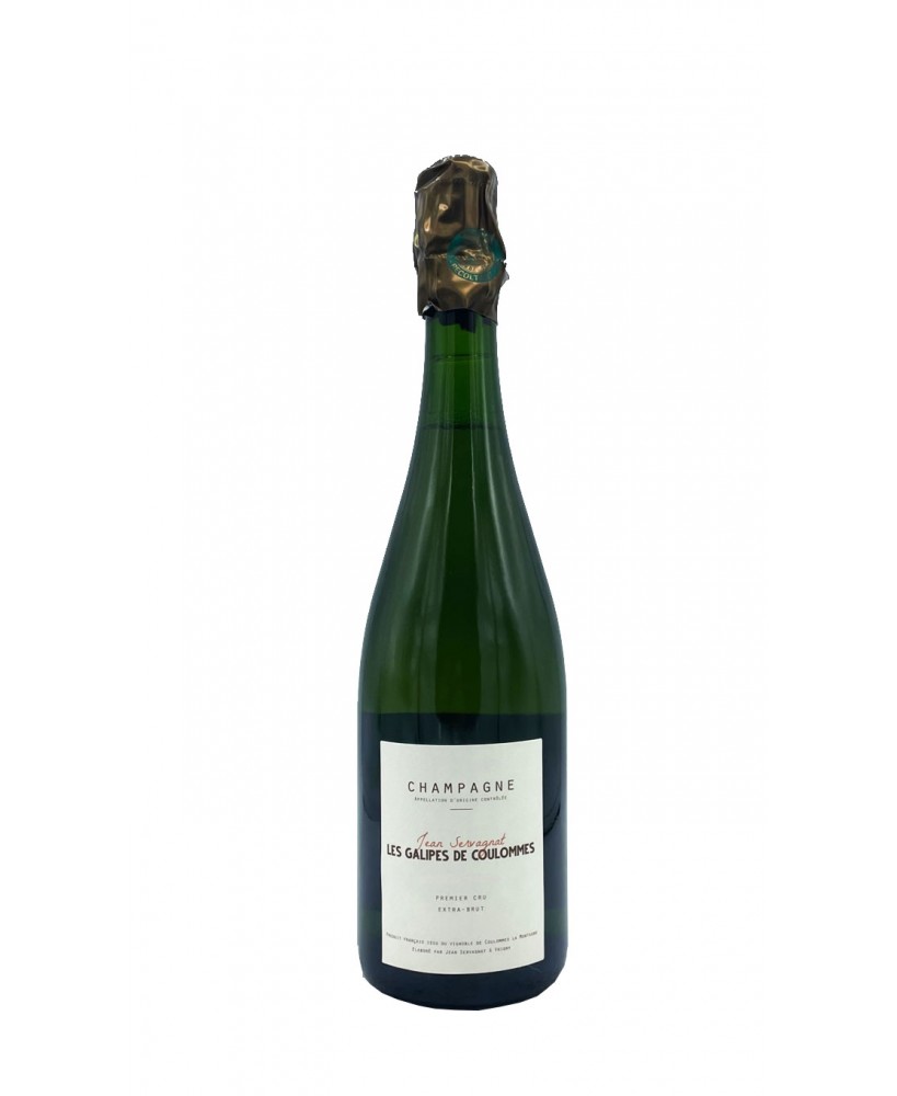 Champagne Premier Cru Les Galipes de Coulommes Extra Brut aoc Jean Servagnat Champagne Premier Cru Les Galipes de Coulommes Extra Brut aoc Jean Servagnat