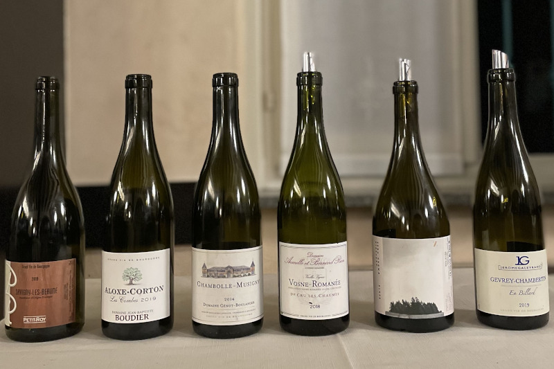 Degustazione Pinot Noir Borgogna